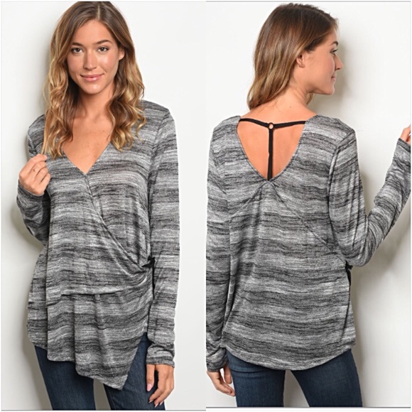 📍SALE Soft Wraparound V-Neck Tunic Top SML - Picture 3 of 8